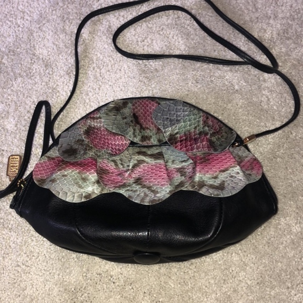 Lisette Vintage‎ Shoulder Crossbody Bag Purse Multi colored granny core